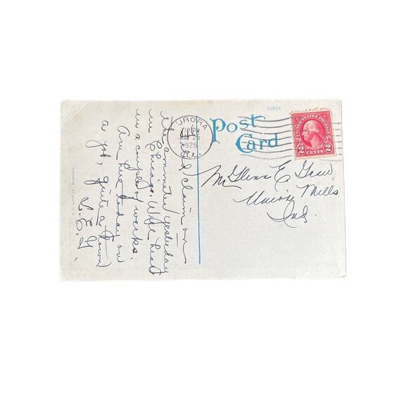 Vintage 1926 Post WWI Litho Tinted EC Kropp Postcard Sylvandell Amusement Palace - Picture 4 of 7